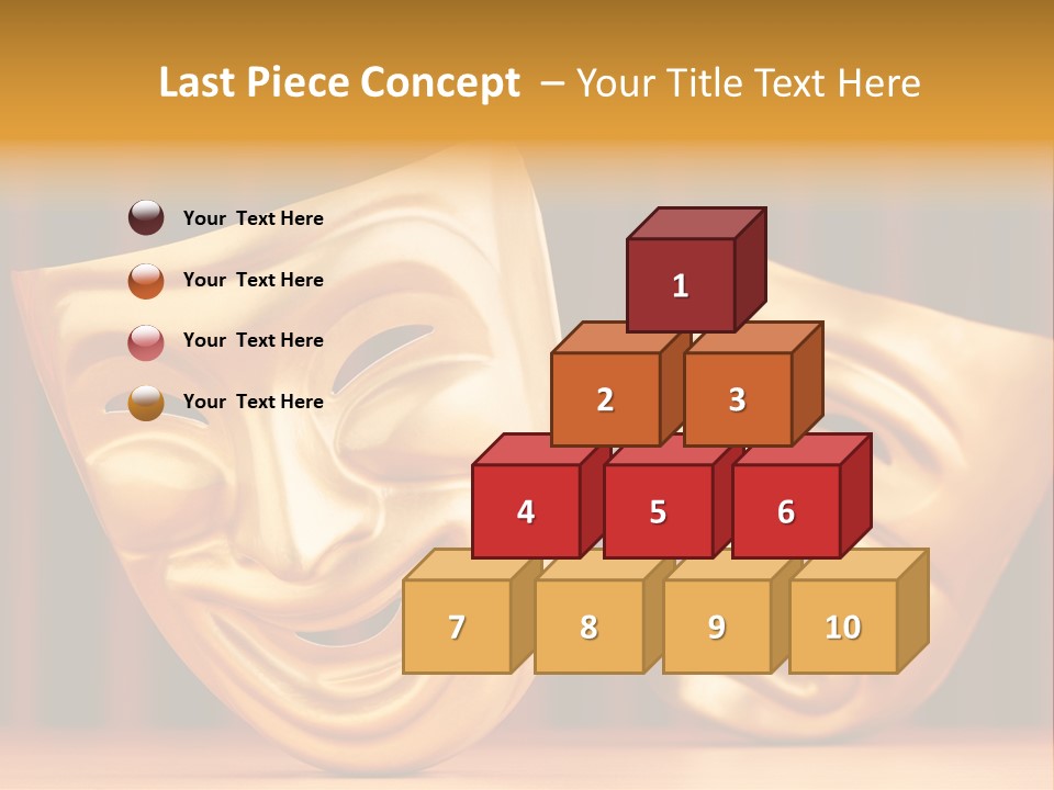 Curtain Acting Masquerade PowerPoint Template