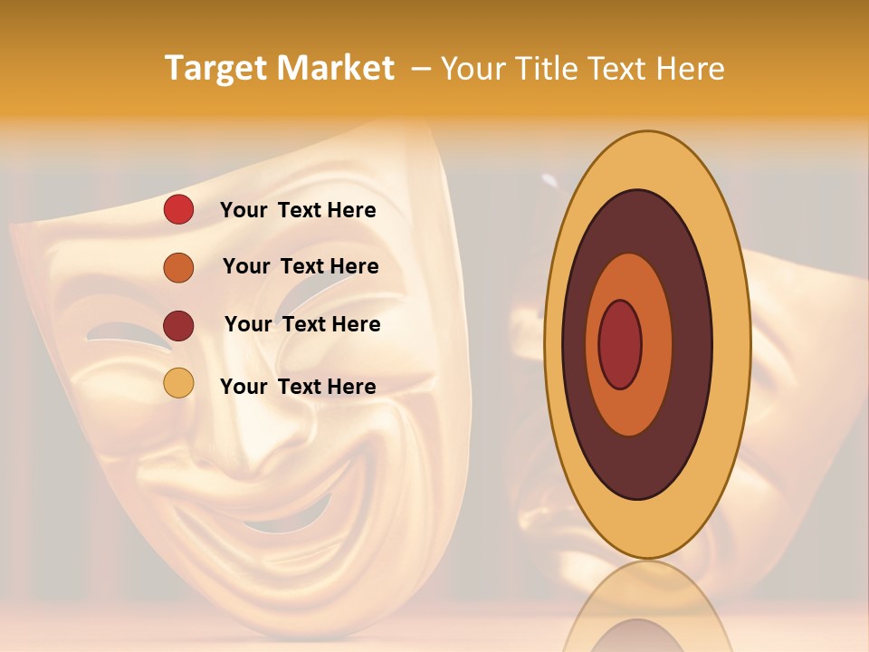 Curtain Acting Masquerade PowerPoint Template