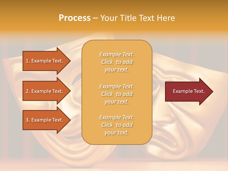 Curtain Acting Masquerade PowerPoint Template