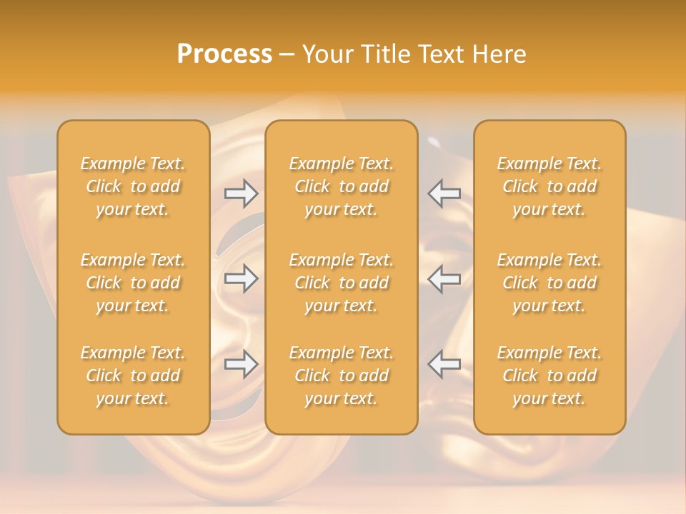 Curtain Acting Masquerade PowerPoint Template
