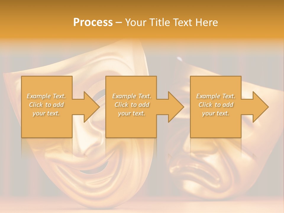 Curtain Acting Masquerade PowerPoint Template