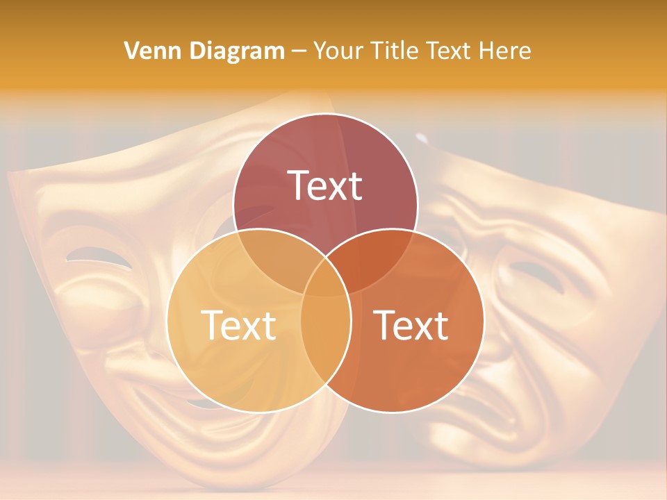 Curtain Acting Masquerade PowerPoint Template