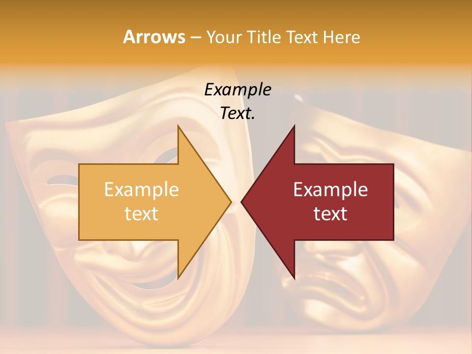 Curtain Acting Masquerade PowerPoint Template