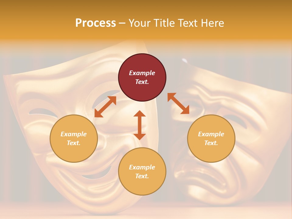 Curtain Acting Masquerade PowerPoint Template