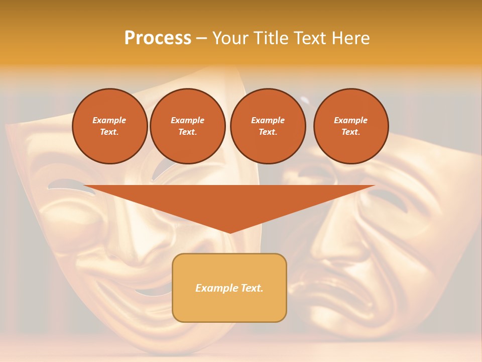 Curtain Acting Masquerade PowerPoint Template