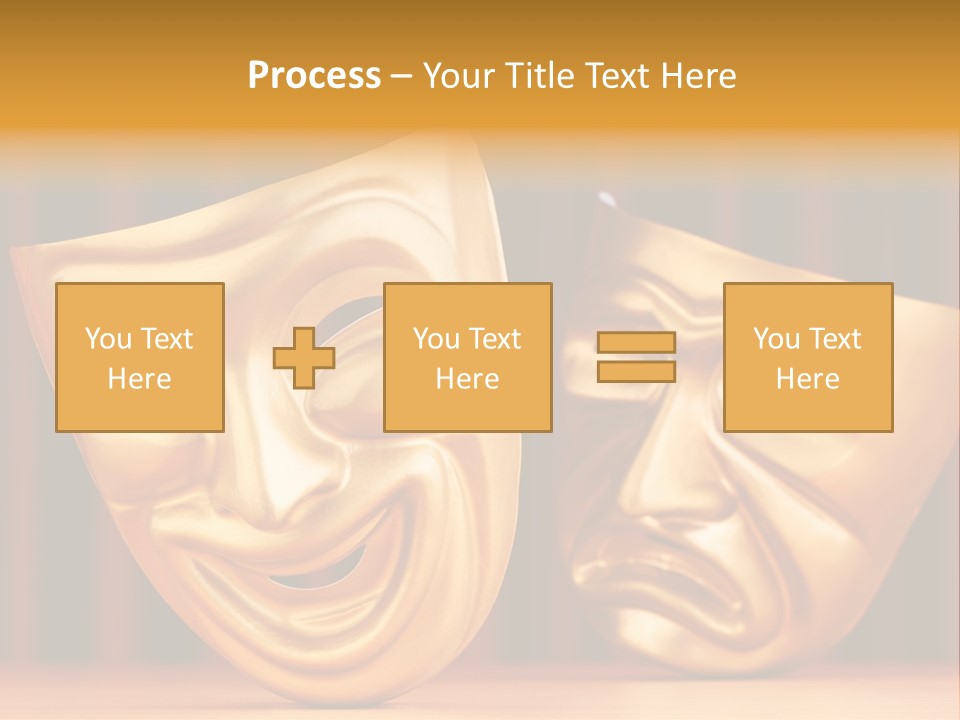 Curtain Acting Masquerade PowerPoint Template