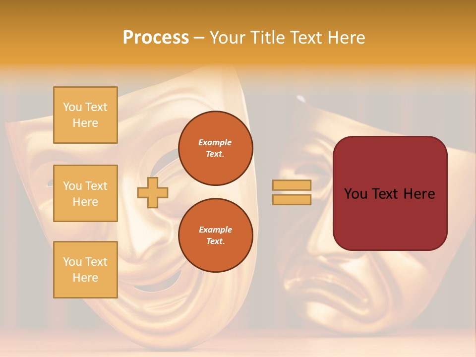 Curtain Acting Masquerade PowerPoint Template