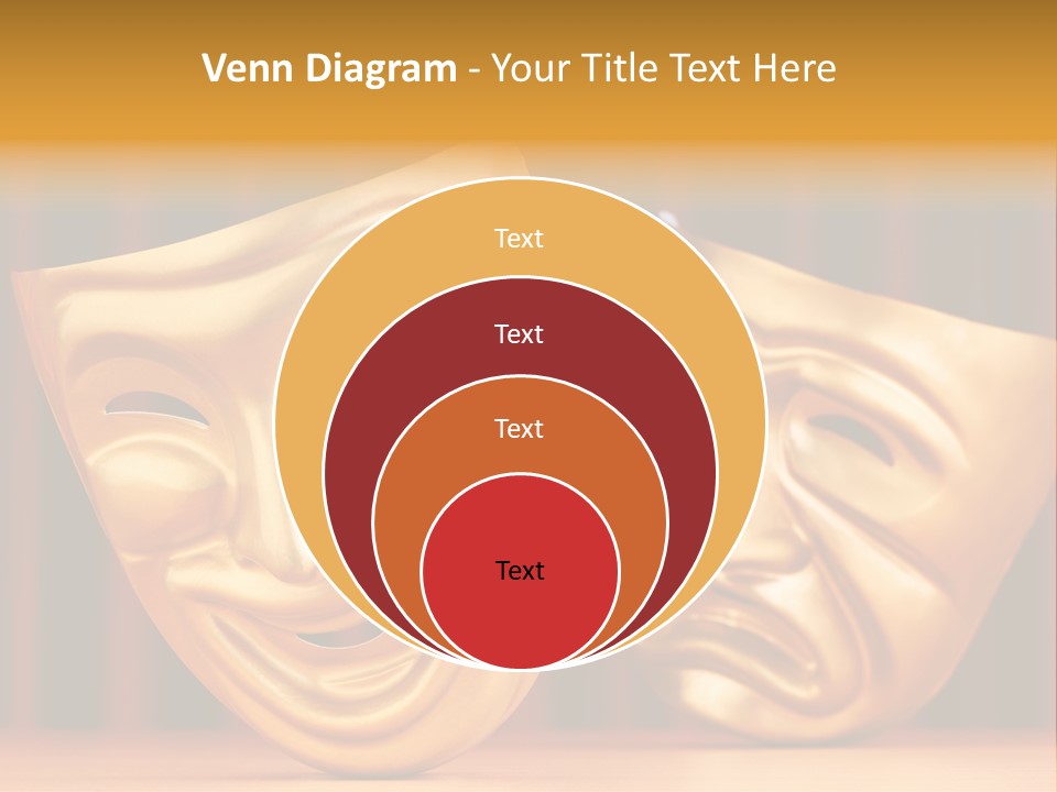 Curtain Acting Masquerade PowerPoint Template