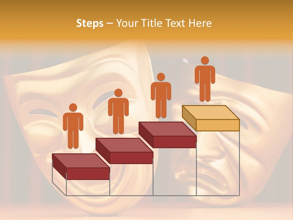 Curtain Acting Masquerade PowerPoint Template