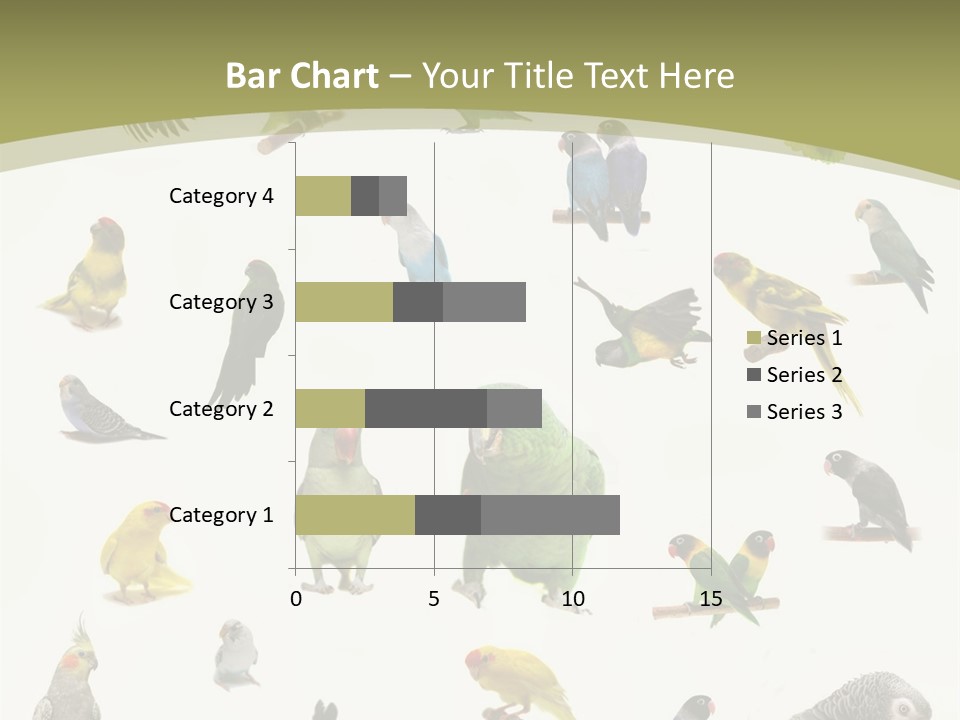 Domestic Animal Peachfaced Orange PowerPoint Template