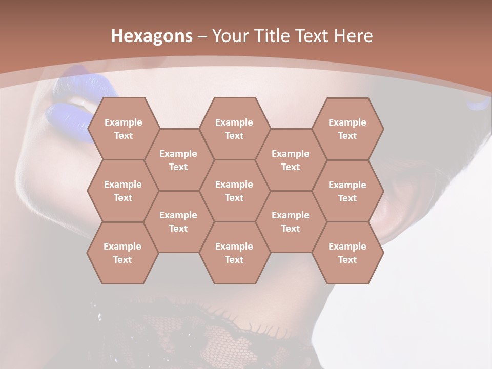 Contemplation Studio Shot Makeup PowerPoint Template