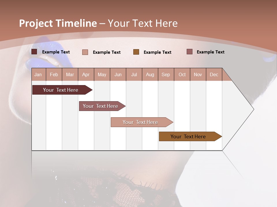 Contemplation Studio Shot Makeup PowerPoint Template