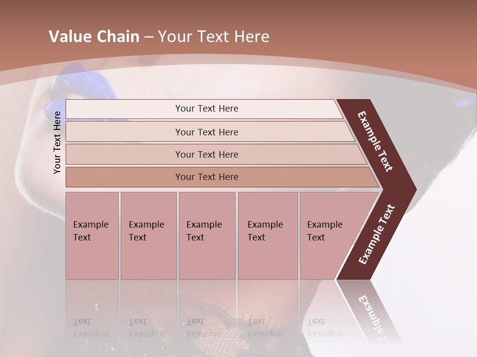 Contemplation Studio Shot Makeup PowerPoint Template