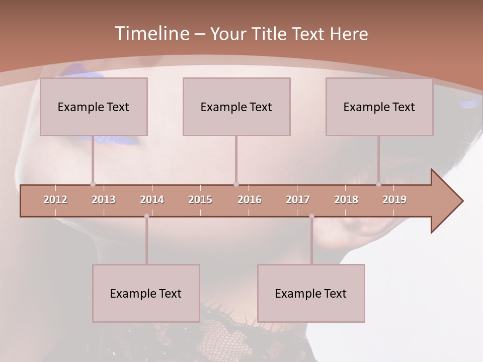 Contemplation Studio Shot Makeup PowerPoint Template
