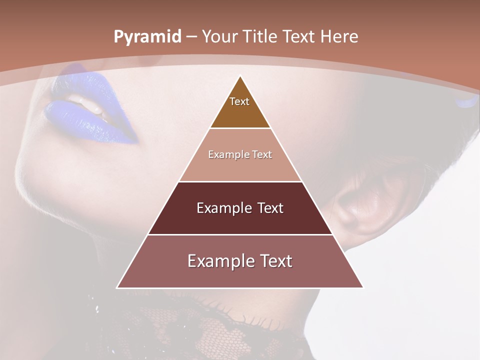 Contemplation Studio Shot Makeup PowerPoint Template