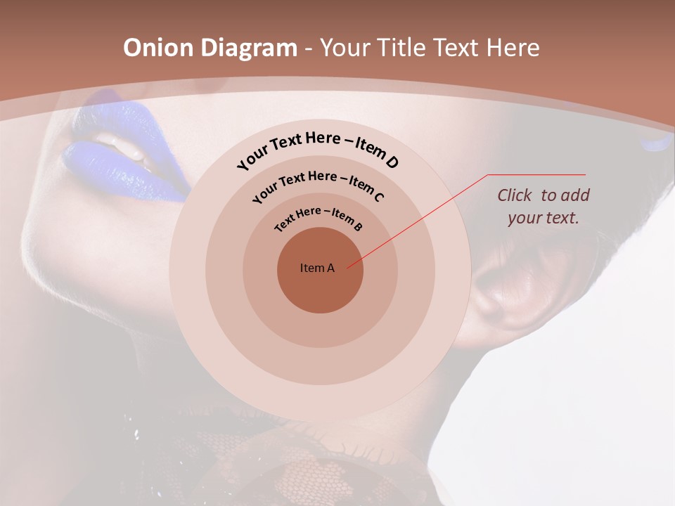 Contemplation Studio Shot Makeup PowerPoint Template