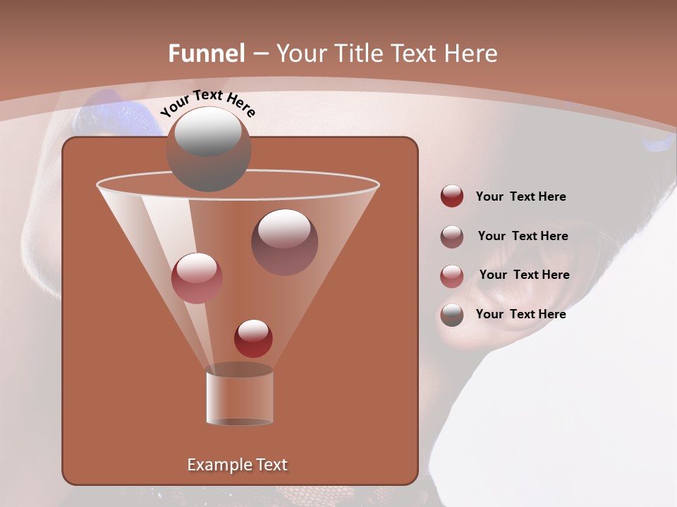 Contemplation Studio Shot Makeup PowerPoint Template