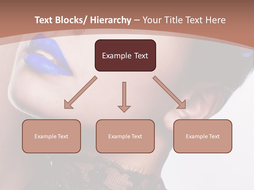 Contemplation Studio Shot Makeup PowerPoint Template