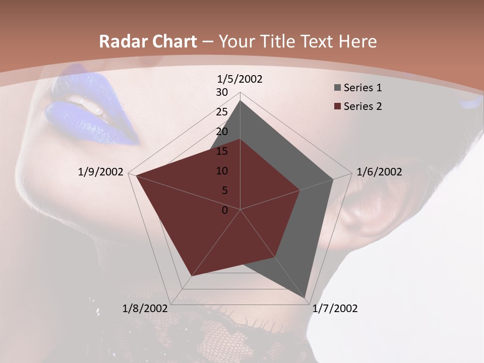 Contemplation Studio Shot Makeup PowerPoint Template