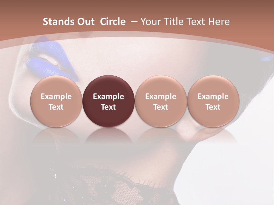 Contemplation Studio Shot Makeup PowerPoint Template