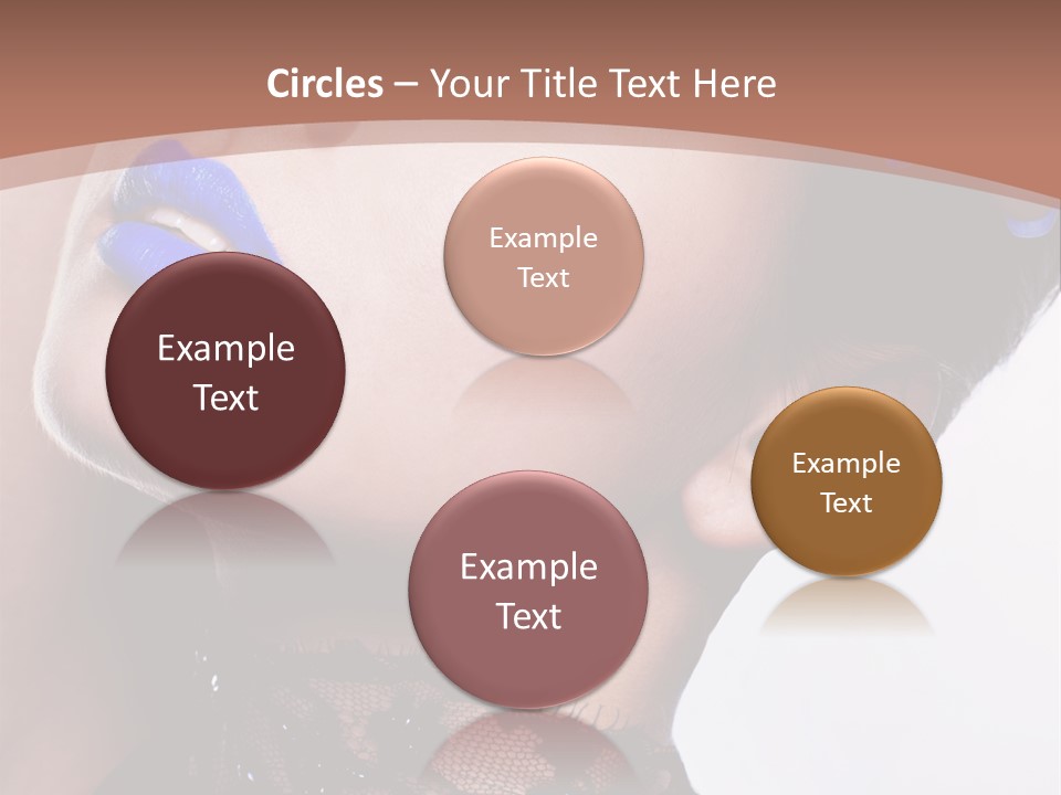 Contemplation Studio Shot Makeup PowerPoint Template