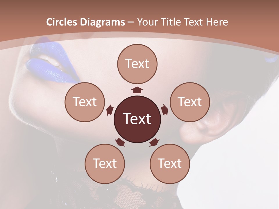 Contemplation Studio Shot Makeup PowerPoint Template