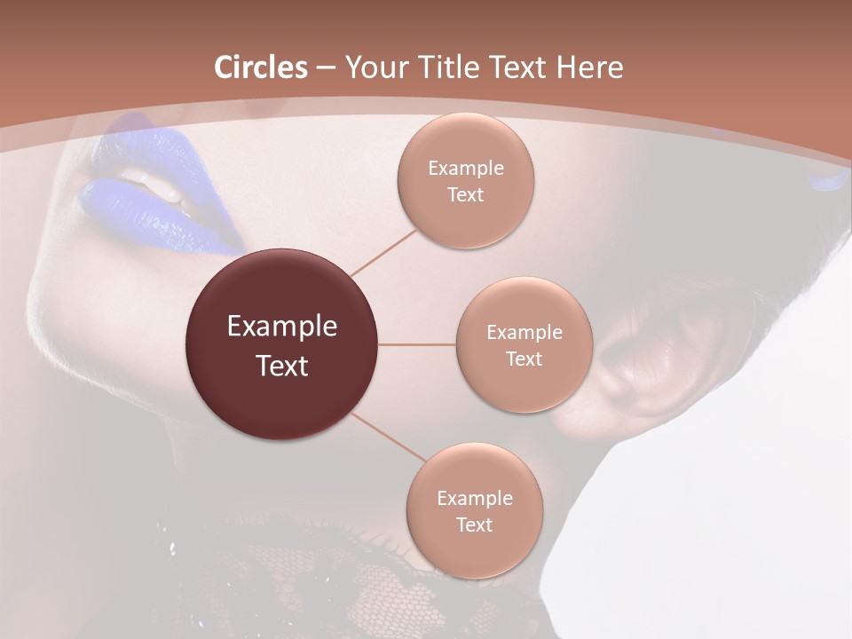 Contemplation Studio Shot Makeup PowerPoint Template