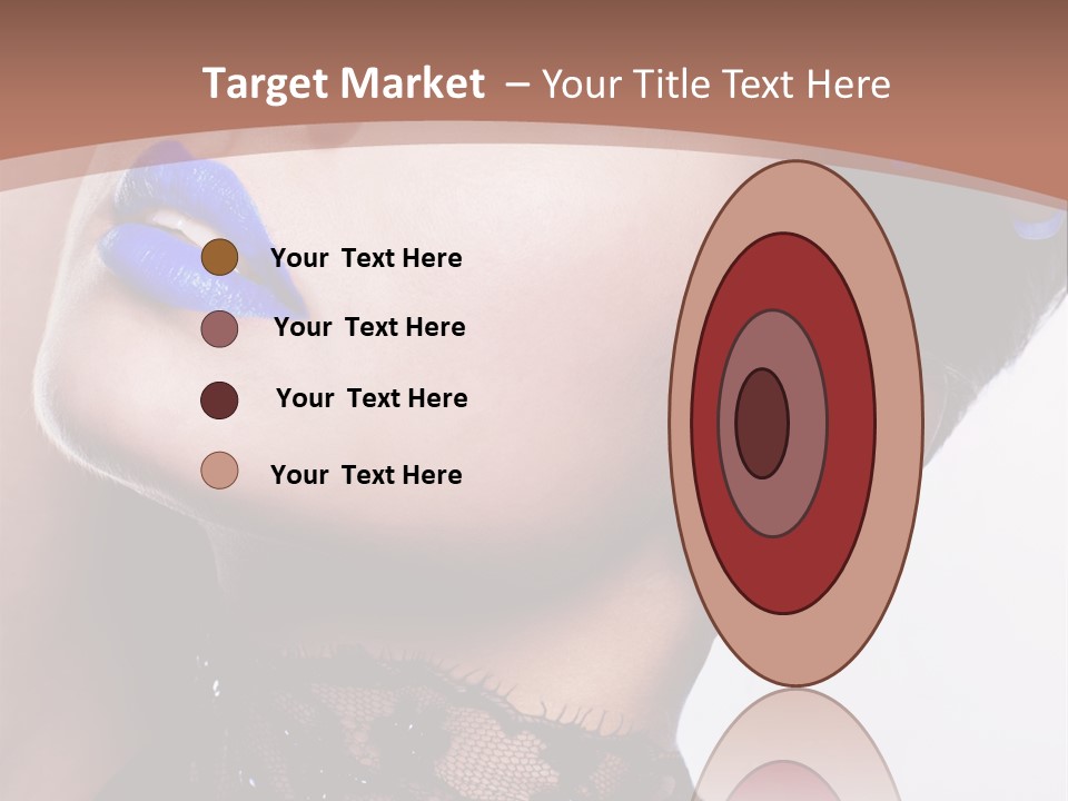 Contemplation Studio Shot Makeup PowerPoint Template