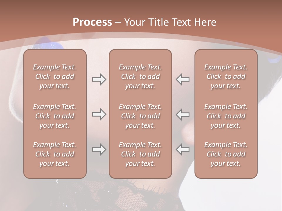 Contemplation Studio Shot Makeup PowerPoint Template