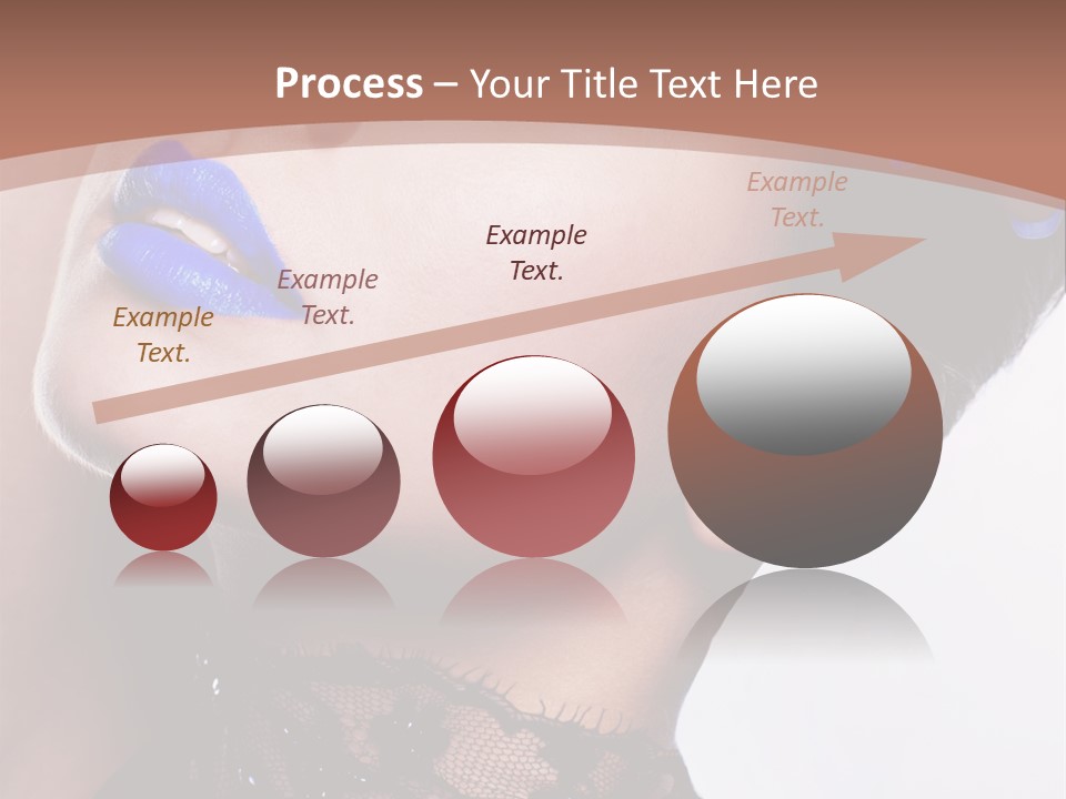 Contemplation Studio Shot Makeup PowerPoint Template