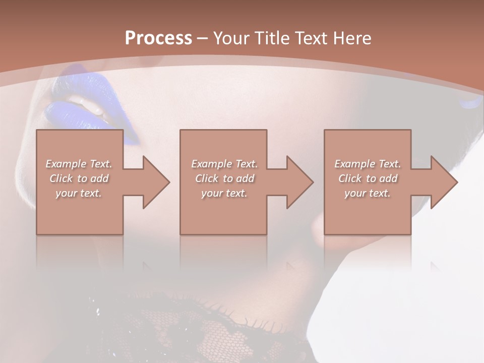Contemplation Studio Shot Makeup PowerPoint Template