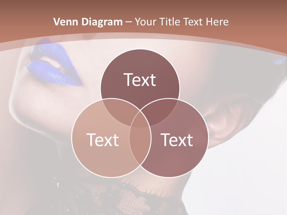 Contemplation Studio Shot Makeup PowerPoint Template