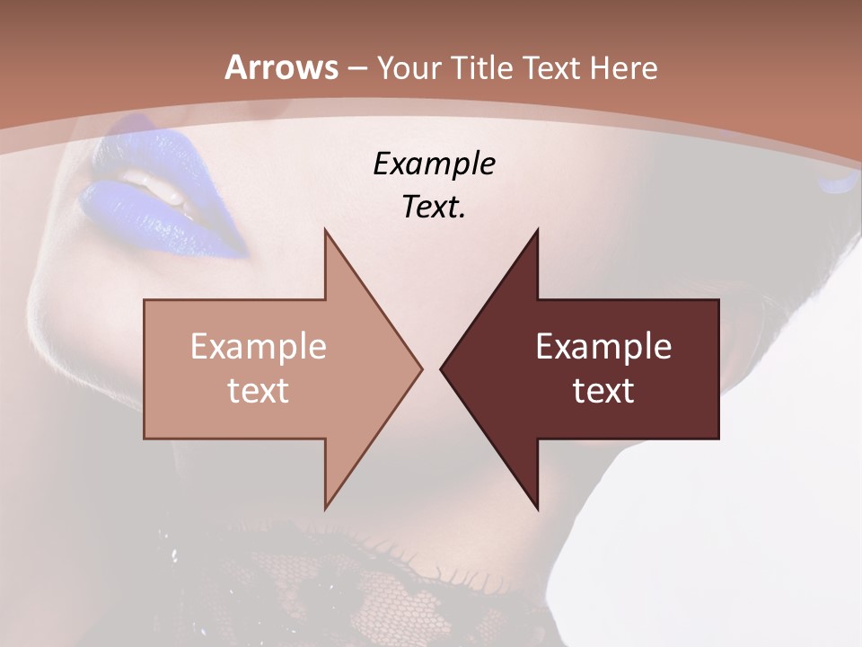 Contemplation Studio Shot Makeup PowerPoint Template