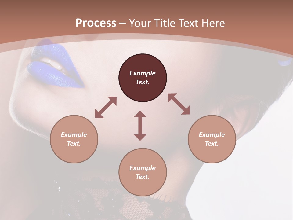 Contemplation Studio Shot Makeup PowerPoint Template