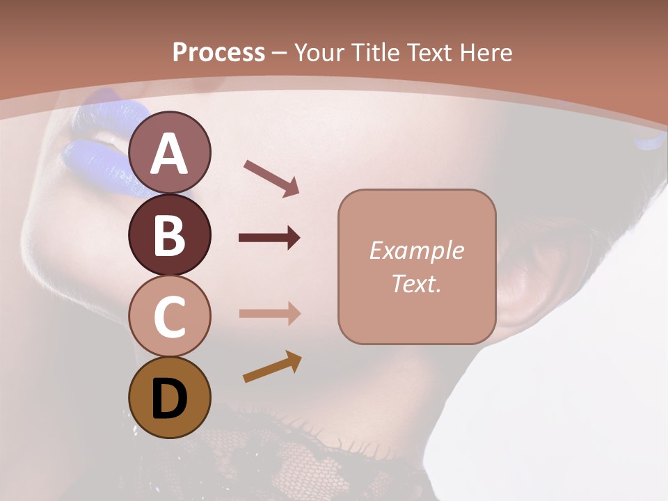 Contemplation Studio Shot Makeup PowerPoint Template