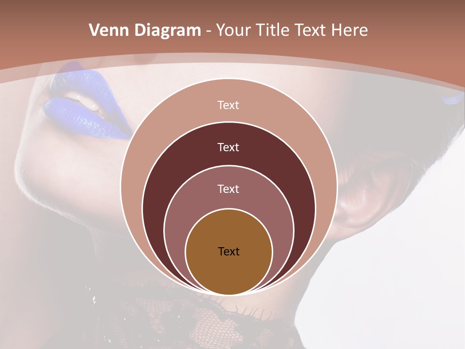 Contemplation Studio Shot Makeup PowerPoint Template