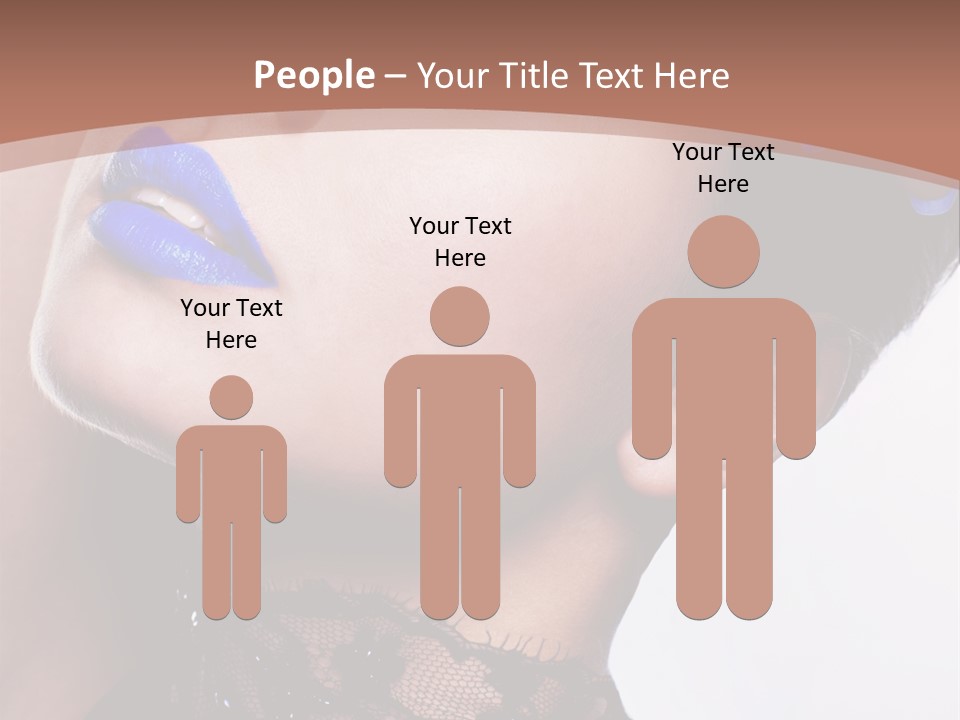 Contemplation Studio Shot Makeup PowerPoint Template