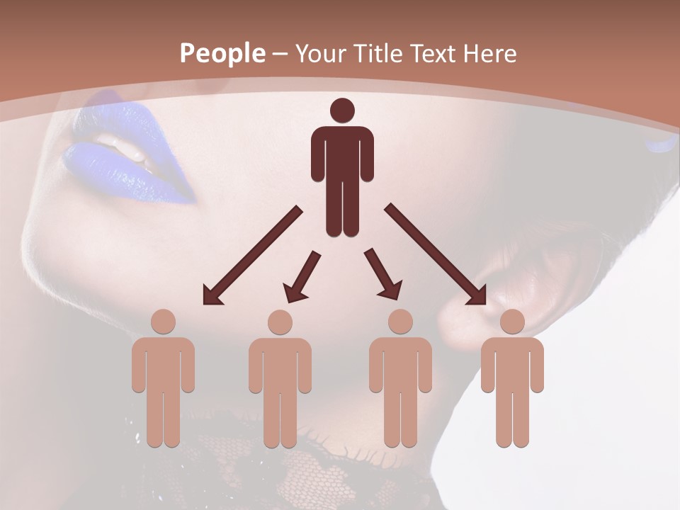 Contemplation Studio Shot Makeup PowerPoint Template