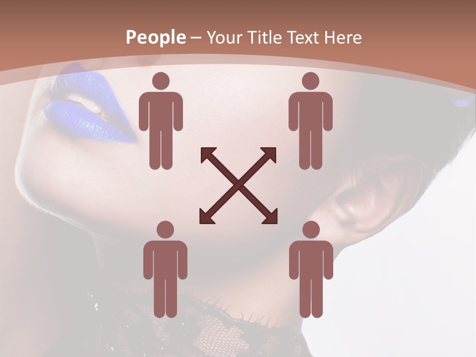 Contemplation Studio Shot Makeup PowerPoint Template