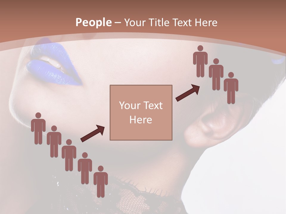 Contemplation Studio Shot Makeup PowerPoint Template