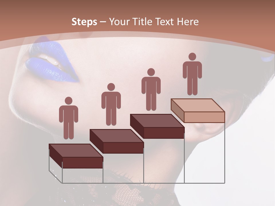 Contemplation Studio Shot Makeup PowerPoint Template