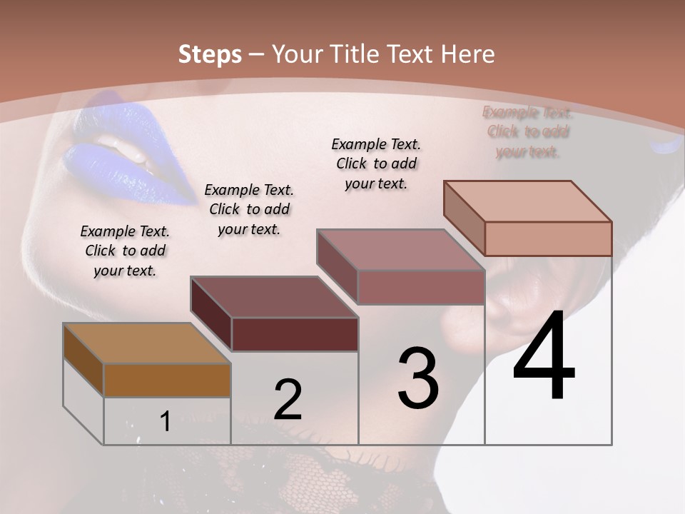 Contemplation Studio Shot Makeup PowerPoint Template