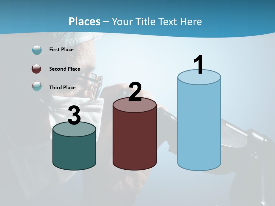 People Medicine Studying PowerPoint Template