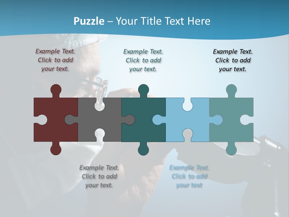 People Medicine Studying PowerPoint Template