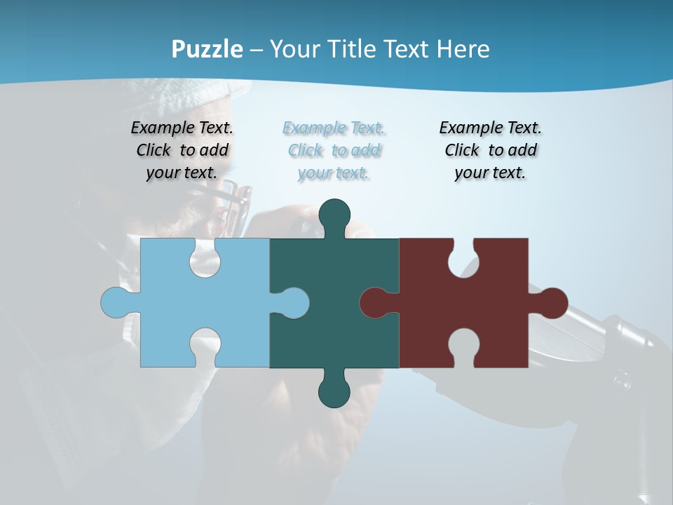 People Medicine Studying PowerPoint Template