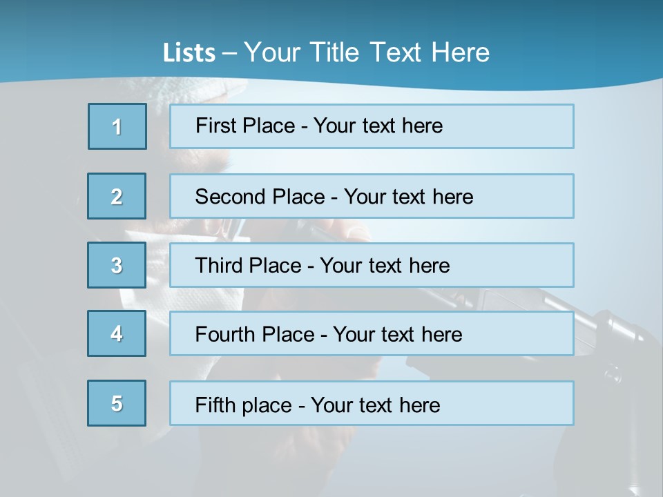 People Medicine Studying PowerPoint Template