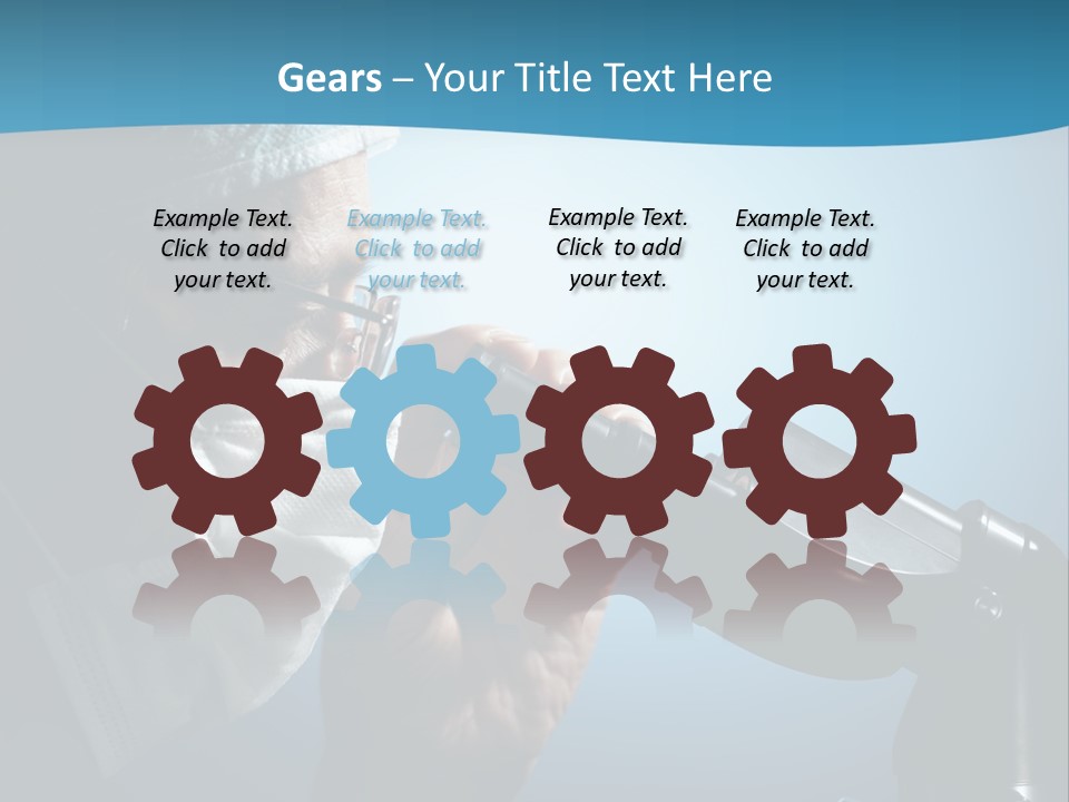 People Medicine Studying PowerPoint Template