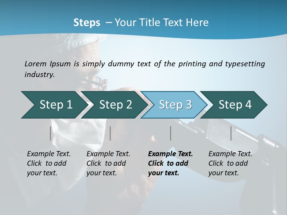 People Medicine Studying PowerPoint Template
