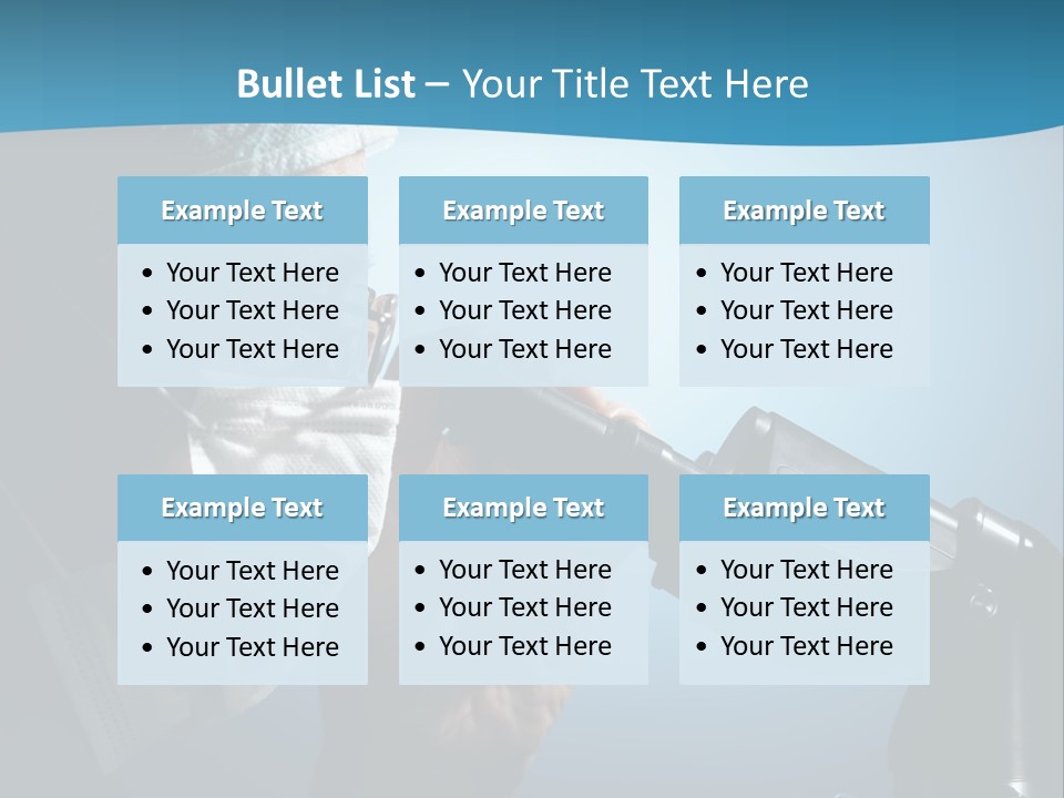 People Medicine Studying PowerPoint Template