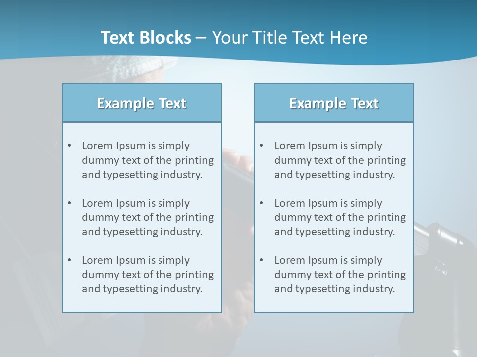 People Medicine Studying PowerPoint Template